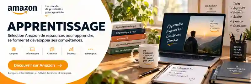 Ressources pour apprendre et développer ses compétences — découvrir sur Amazon