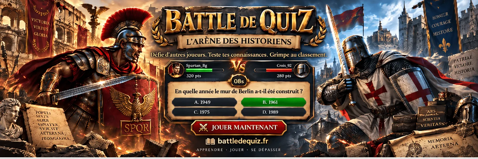 Battle de Quiz — l’arène des historiens